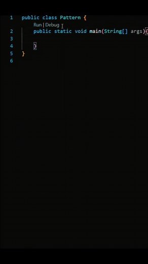 Print Star Pattern Using Java 🔥 | Nested Loop Example. #shorts #java #coding #viralshorts