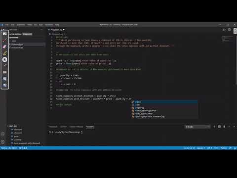 Python Basics | How to Calculate Expenses in Python | Python Programming For Beginners