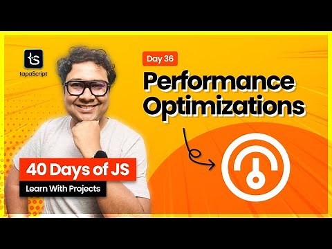 Day 36: Master JavaScript Performance — Debouncing, Throttling, Memoization Explained 🤩