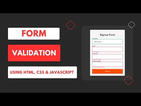 Form Validation using JavaScript