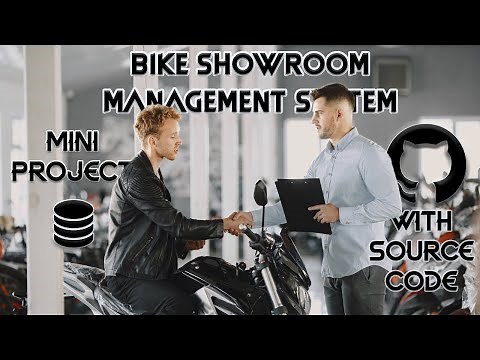 DBMS Mini Project using MySQL, PHP, Bootstrap (Bike Showroom Management System)