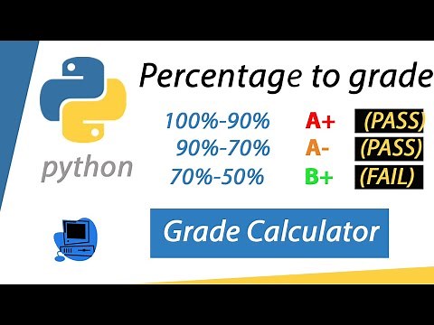 Python Program to Calculate Grade of Student - Grade calculator