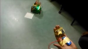Accelerometer Based Hand Gesture Controlled Robot using Arduino