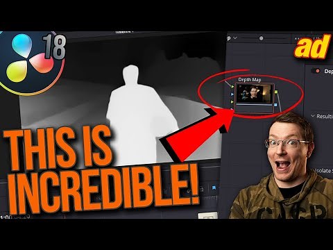How to use the brand new DEPTH MAP tool in Davinci Resolve 18 Studio! Full Overview & Tutorial