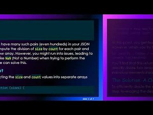 How to Divide Results from JSON Variables in JavaScript