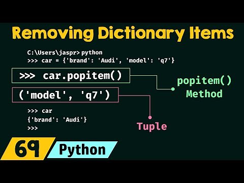Removing Dictionary Items in Python