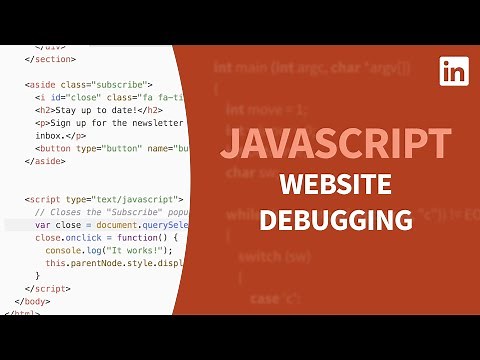 JavaScript Tutorial - Debugging your website