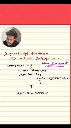 Prashant Singh | Javascript interview question | Instagram