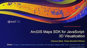 ArcGIS Maps SDK for JavaScript: 3D Visualization