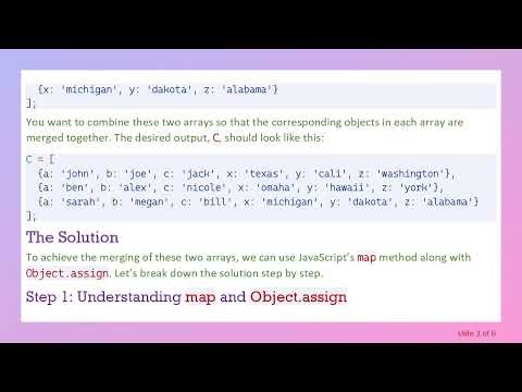 How to Merge Two Arrays of Objects in JavaScript