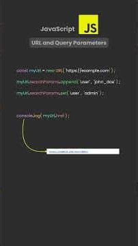 JavaScript URL and Query Parameters