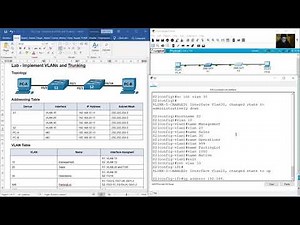 3.6.2 Lab - Implement VLANs and Trunking