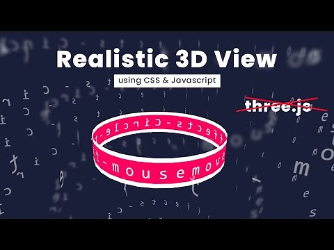 3D Circle Text Rotation Effects on mousemove using CSS & Javascript | Splitting.js