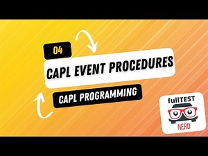 04 CAPL Event Procedures