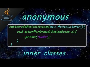 Java anonymous inner class 🎭