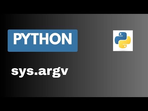 Command line arguments in python using sys.argv