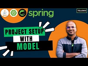 #21 Project using Spring | Project Setup with Model