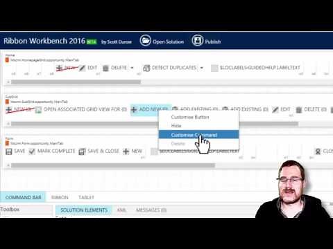 Mastering Ribbon Workbench 2016 - Part 5 - Hiding buttons conditional to the form context