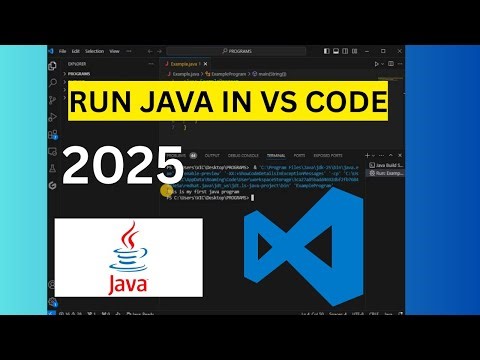 How to Install & Run Java in Visual Studio Code [2025] Full Guide | Java Extensions in VS Code