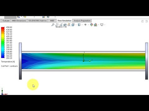 Solidworks flow simulation basic: Laminar pipe flow
