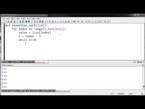 Insertion Sort in Python