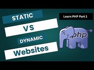 Static vs Dynamic Websites Explained (with PHP Example)