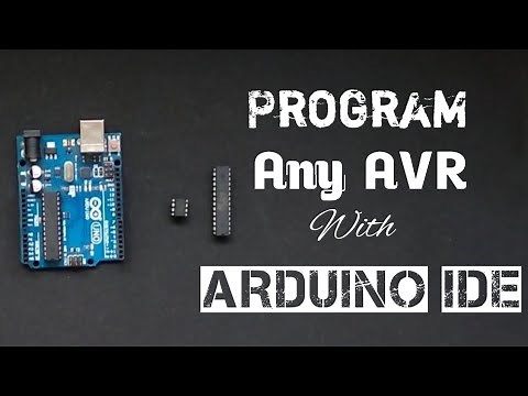 How to program AVR microcontroller with arduino ide | arduino as isp | avrdude | Attiny85 | Atmega8