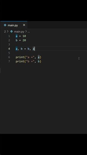 Python Trick You Should Know: Swap Two Values Instantly!