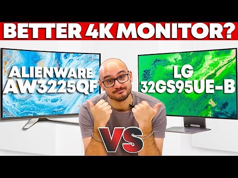 Dell Alienware AW3225QF vs LG 32GS95UE-B Comparison - 4k Gaming Kings?