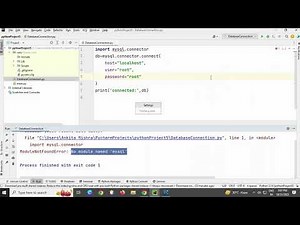 how to connect MySQL with Python || Connect to MySQl with PyCharm ||python database connection