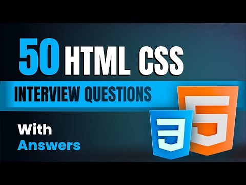 50+ HTML CSS Interview Questions with Answer | HTML CSS Interview Questions | Most Asked Question