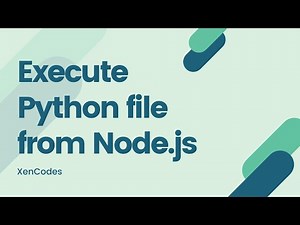 Easily execute python files from Node.js