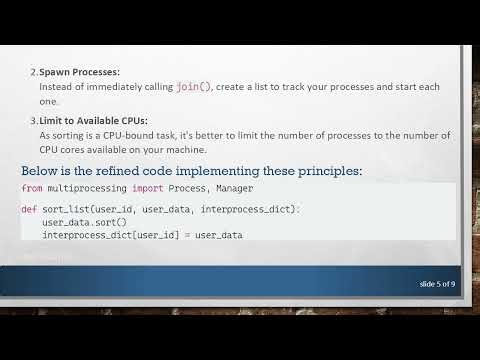 How to Implement Multiprocessing in Python for Efficient Sorting