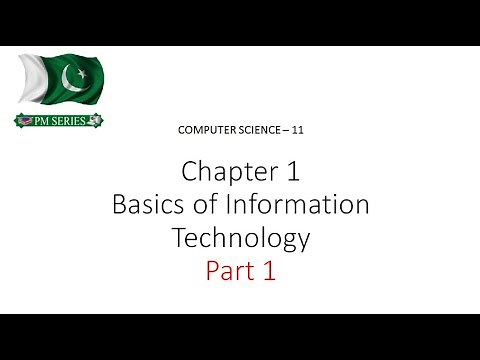 Lecture 1, Chapter 1 - Basics of Information Technology, Part 1, 1st year, Computer Science
