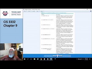 CIS3332 Chapter9 Part2