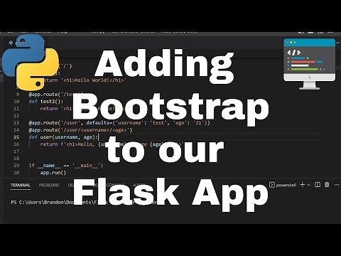 Adding Bootstrap to our Flask App - Character Counter Web App
