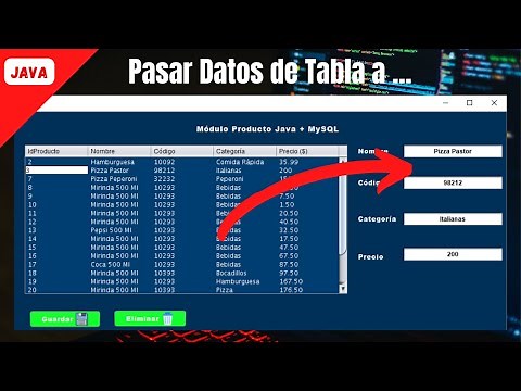 Cómo pasar Datos de JTable a JTextField en Java Netbeans
