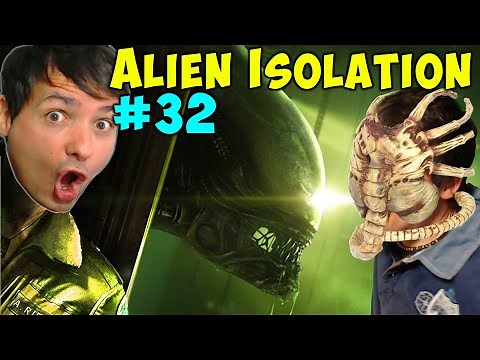 ALIEN ISOLATION - Blind Horror Playthrough Pt 32 - Using the BOLT GUN!