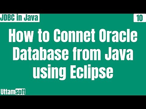 How to connect oracle database in Java using Eclipse IDE | jdbc |