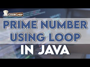 Prime Number Using Loop in Java