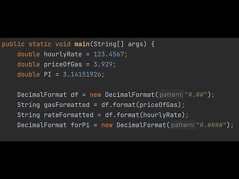 Java - Formatting Decimals using DecimalFormat