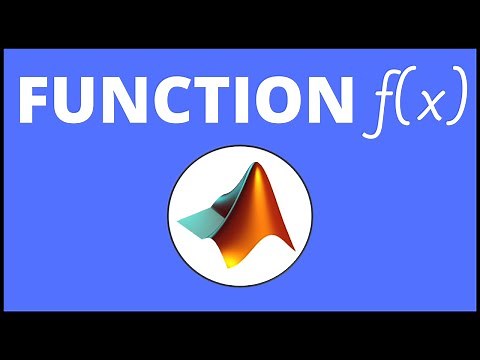 How to Write Equations (Anonymous Functions) in MATLAB | MATLAB Tutorial