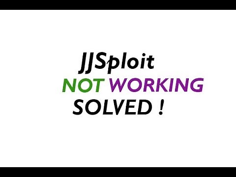 [FIXED] How To FIX JJSploit Not Working/Installing/Opening/Stopped Working/Not Executing Errors