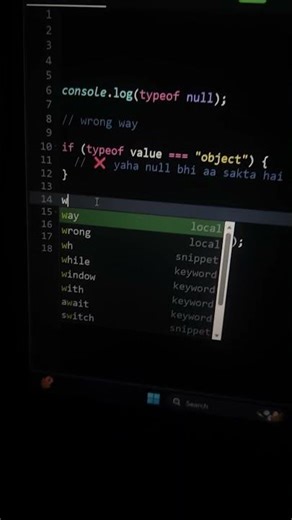 Why typeof null is ‘object’ 🤯 | JavaScript Bug Explained