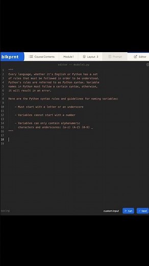 Python Variable Naming Rules You Need to Know ✅