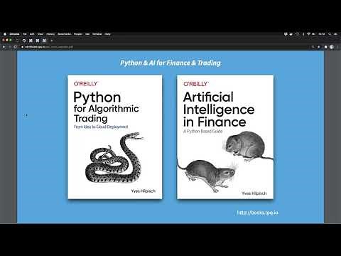 Python for Algorithmic Trading & Computational Finance | Certificate Programs