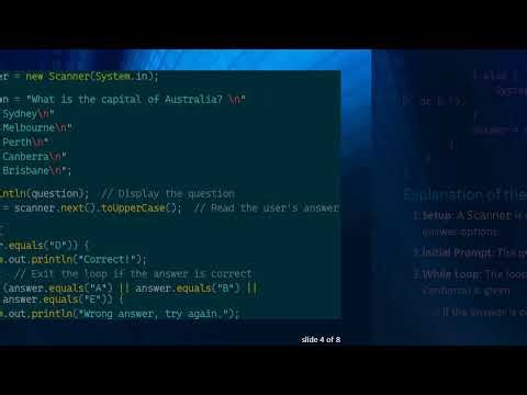 Handling Nested If-Else with While Loops in Java: A Guide to Keep Asking Until Correct