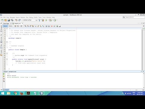 How to run java program using Netbeans