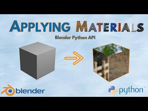 Blender Python 3D API - How to apply a material with Python