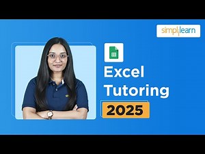Excel Tutoring | Excel Tutorial For Beginners | Microsoft Excel Formulas and Functions | Simplilearn